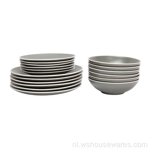 Nieuw Design Dinner Set Aangepast Glaze Stoneware-servies